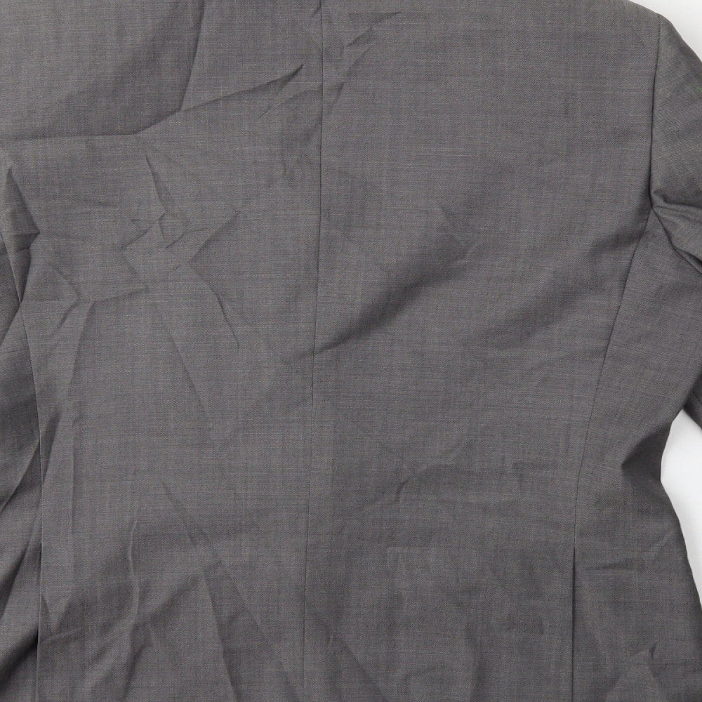 Topman Mens Grey   Jacket Suit Jacket Size 42