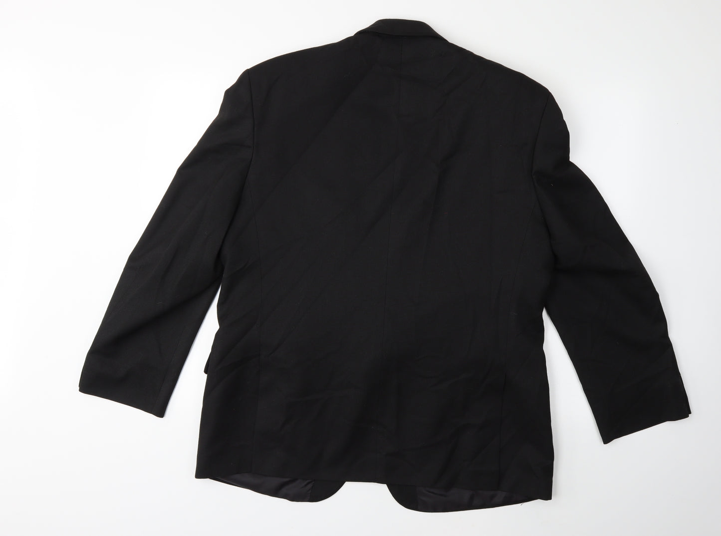 Preworn Mens Black   Jacket Suit Jacket Size 44