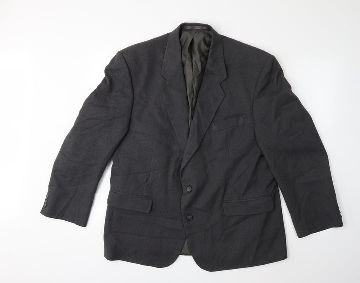 Preworn Mens Grey   Jacket Suit Jacket Size 46
