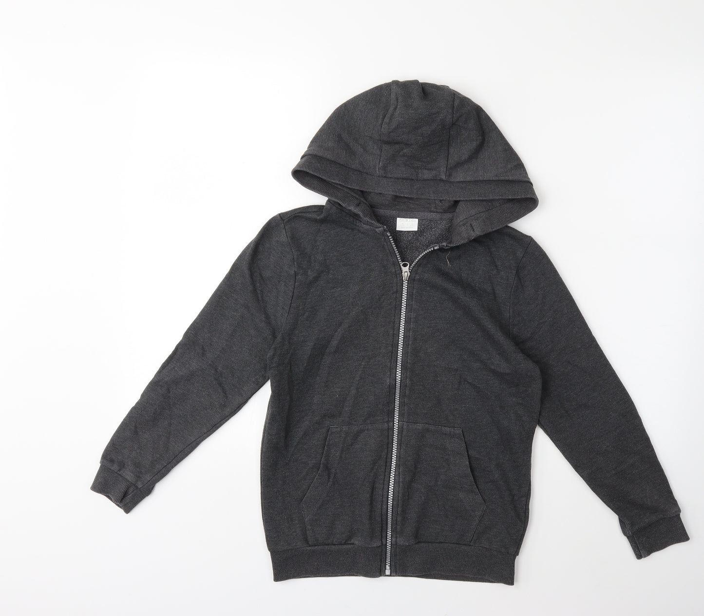 F&F Boys Grey   Full Zip Hoodie Size 9-10 Years