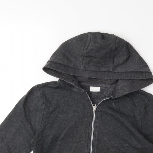 F&F Boys Grey   Full Zip Hoodie Size 9-10 Years