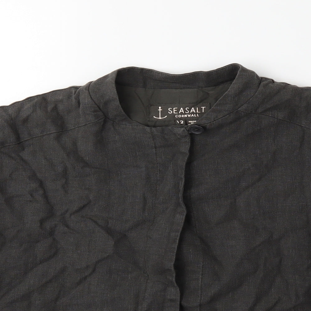 Seasalt Womens Grey   Jacket Coat Size 12