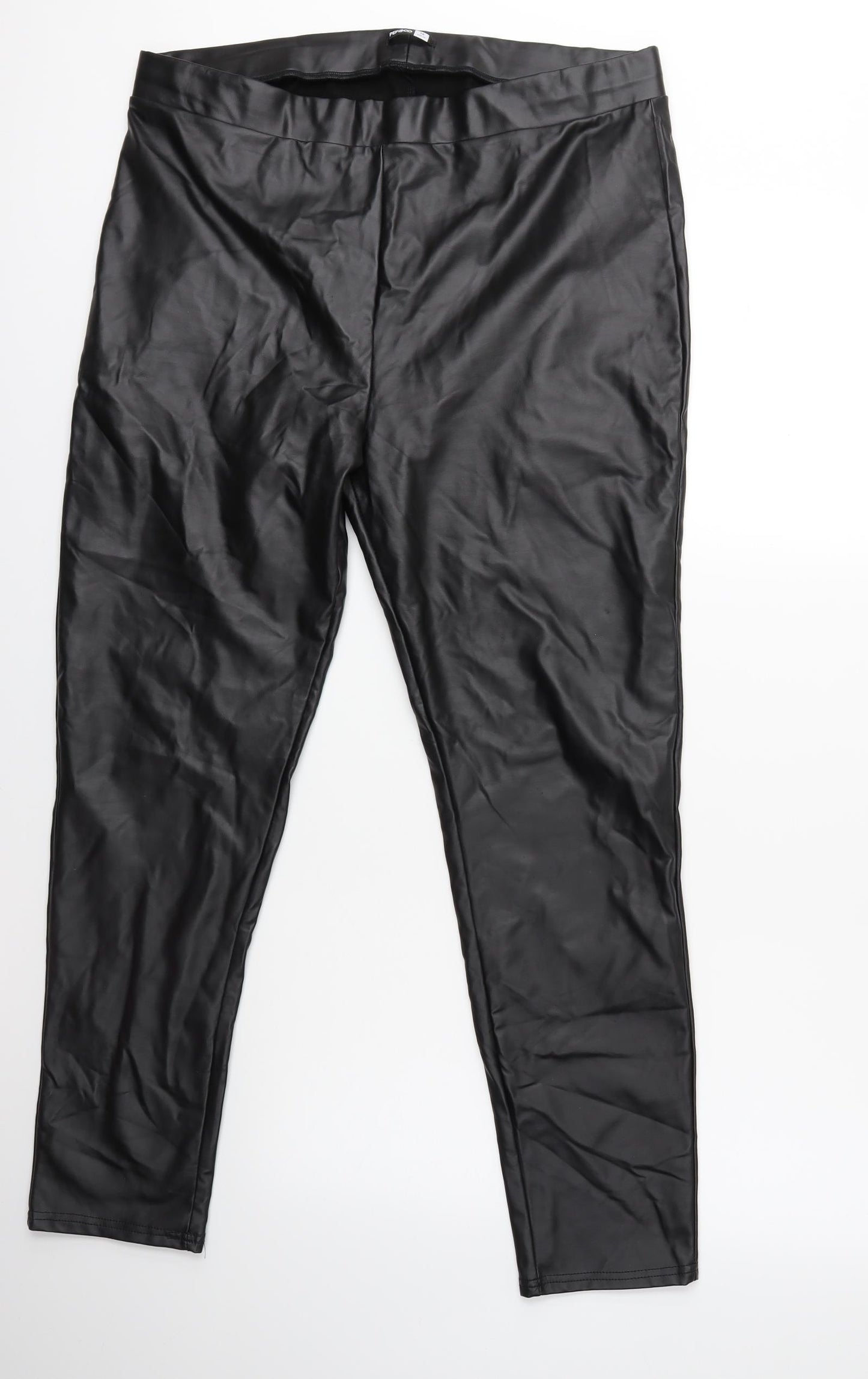PEP&CO Womens Black   Jegging Trousers Size 18 L27 in