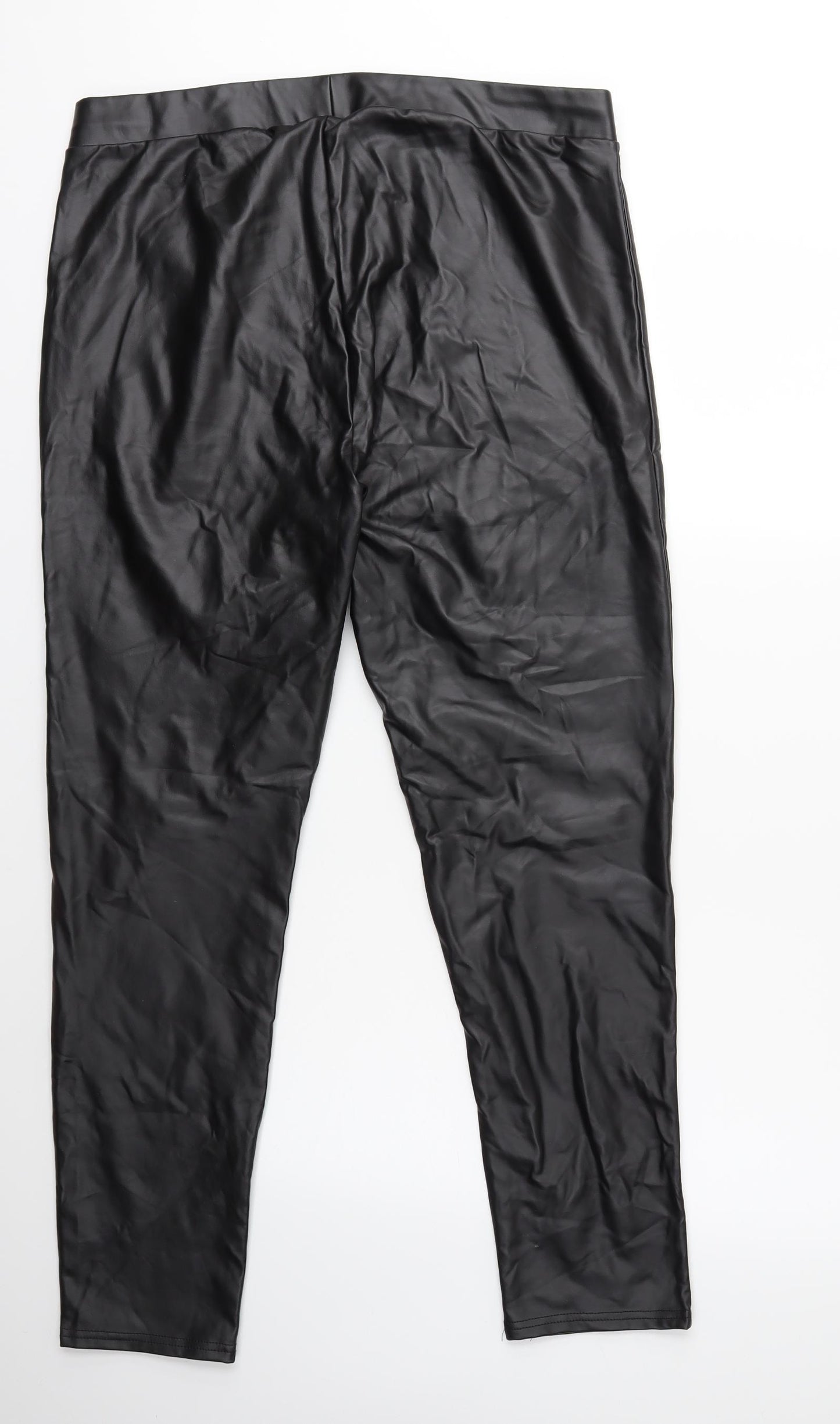 PEP&CO Womens Black   Jegging Trousers Size 18 L27 in