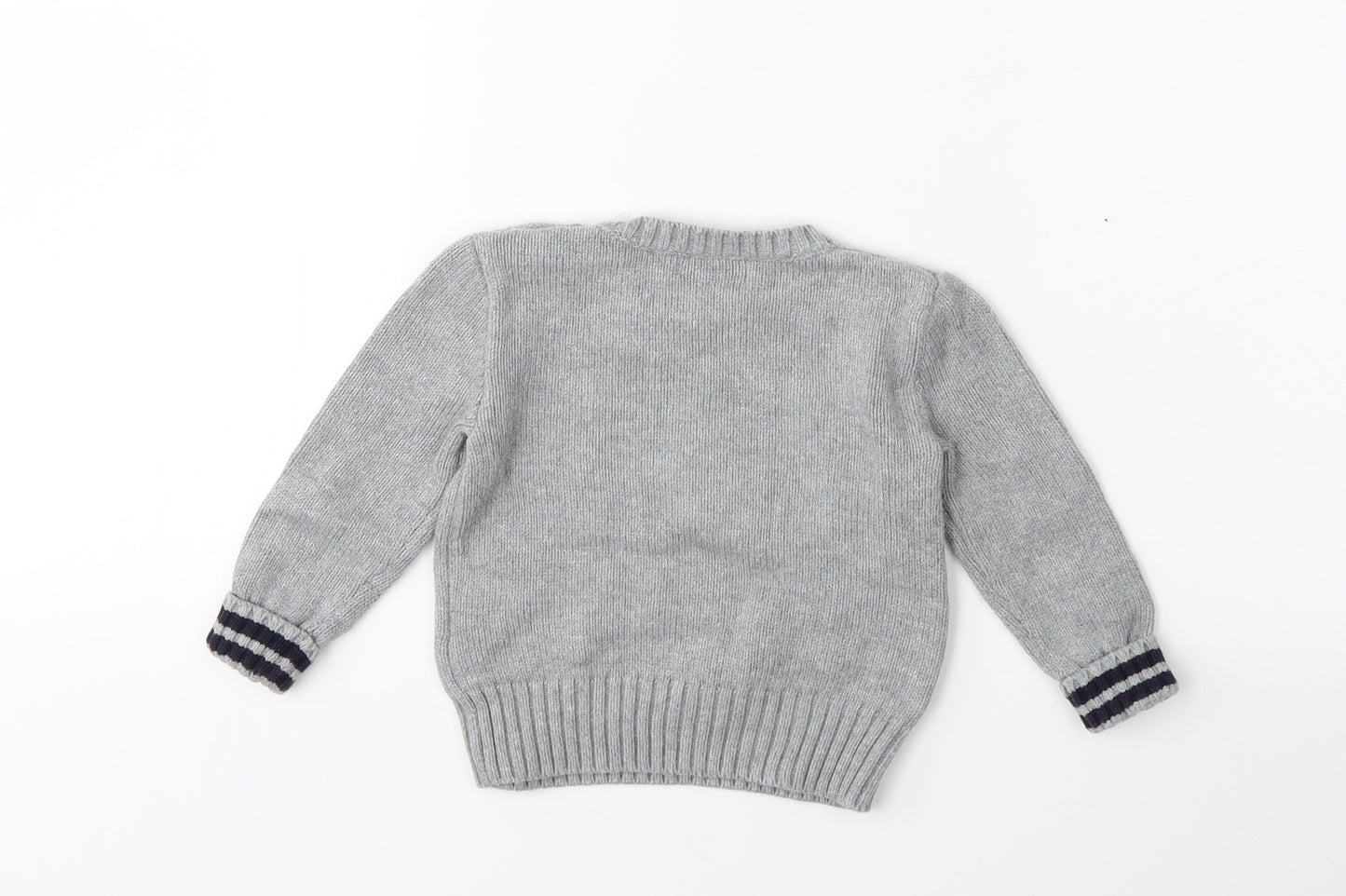 Ralph Lauren Baby Grey  Knit Pullover Jumper Size 18-24 Months