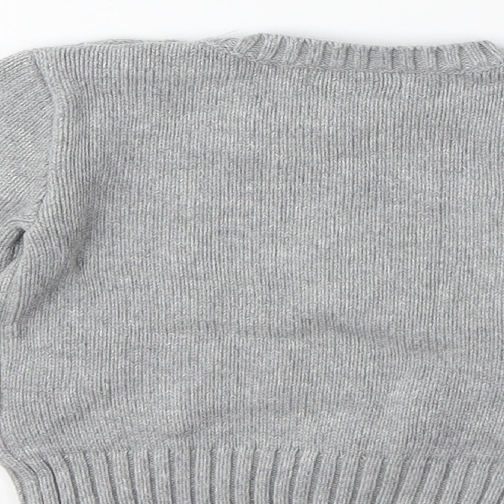 Ralph Lauren Baby Grey  Knit Pullover Jumper Size 18-24 Months