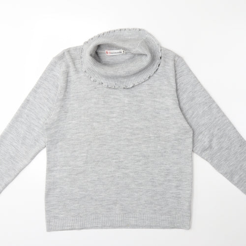 Beaumonde Womens Grey  Knit Pullover Jumper Size L