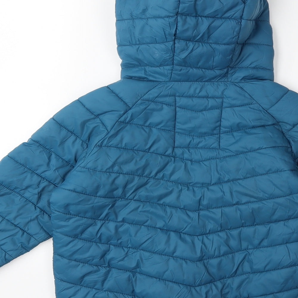 Marks and Spencer Boys Blue   Puffer Jacket Coat Size 7-8 Years