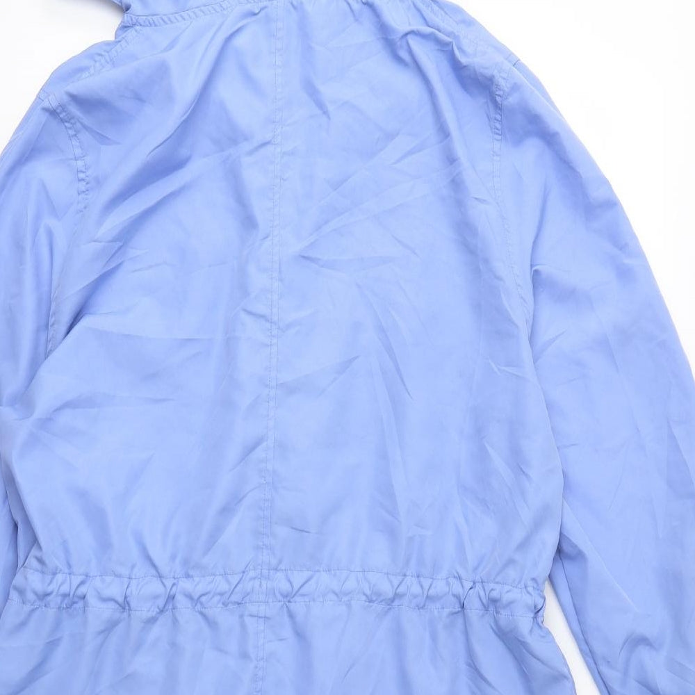 Primark Womens Blue   Rain Coat Coat Size 14