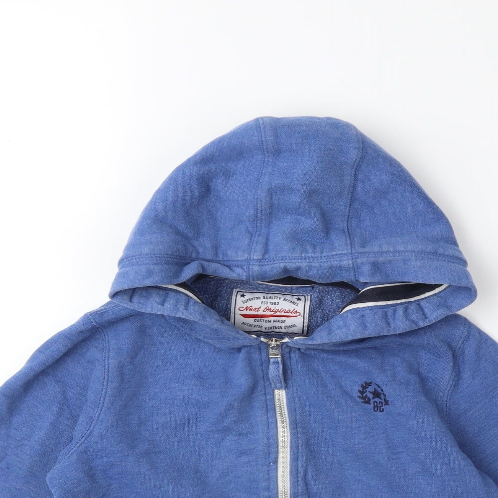 NEXT Boys Blue   Full Zip Hoodie Size 7 Years