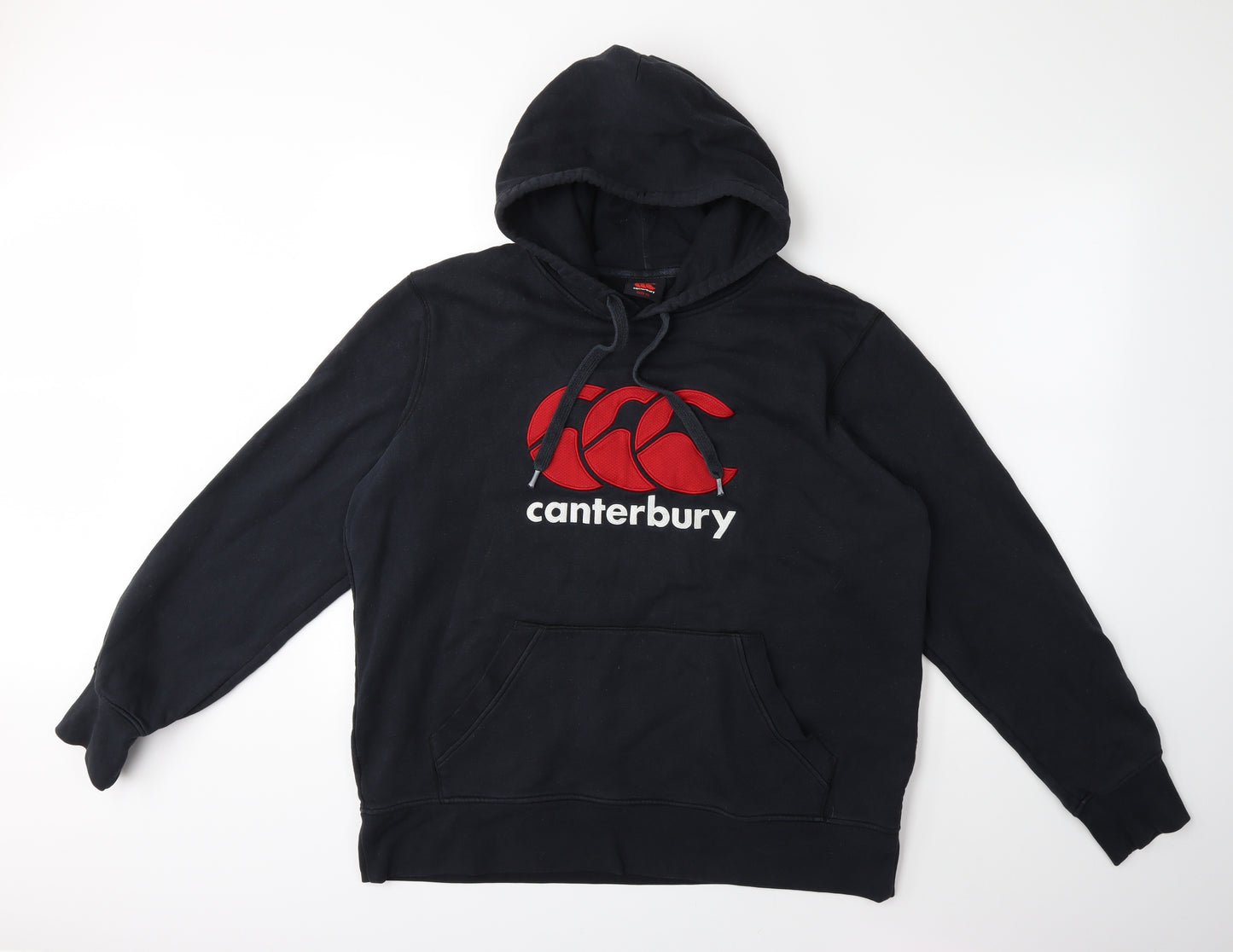 Canterbury Mens Black   Pullover Hoodie Size XL