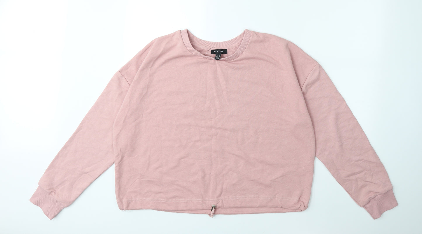 New Look Womens Pink   Pullover Sweatshirt Size 18