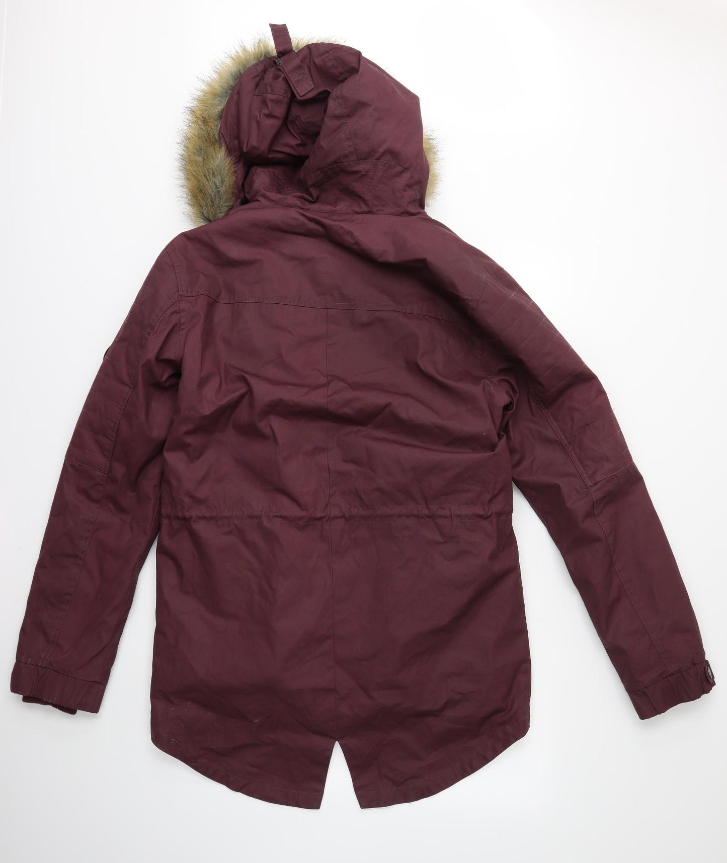 Hawksworth Mens Red   Parka Coat Size M