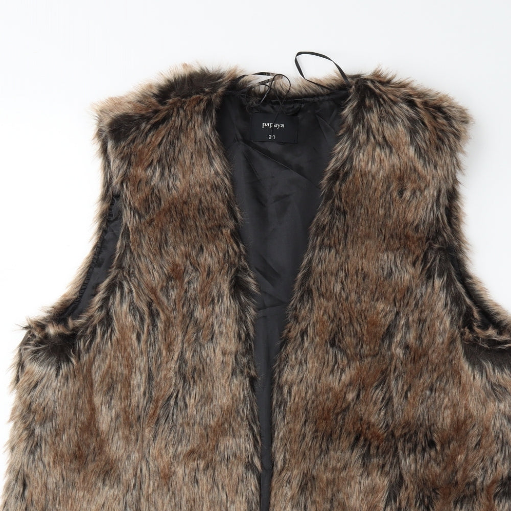 Papaya Womens Brown   Jacket  Size 20