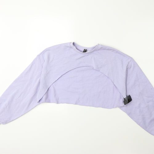 H&M Womens Purple   Pullover Sweatshirt Size S