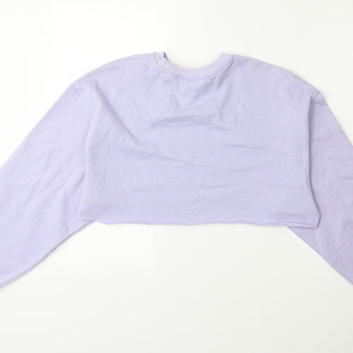 H&M Womens Purple   Pullover Sweatshirt Size S