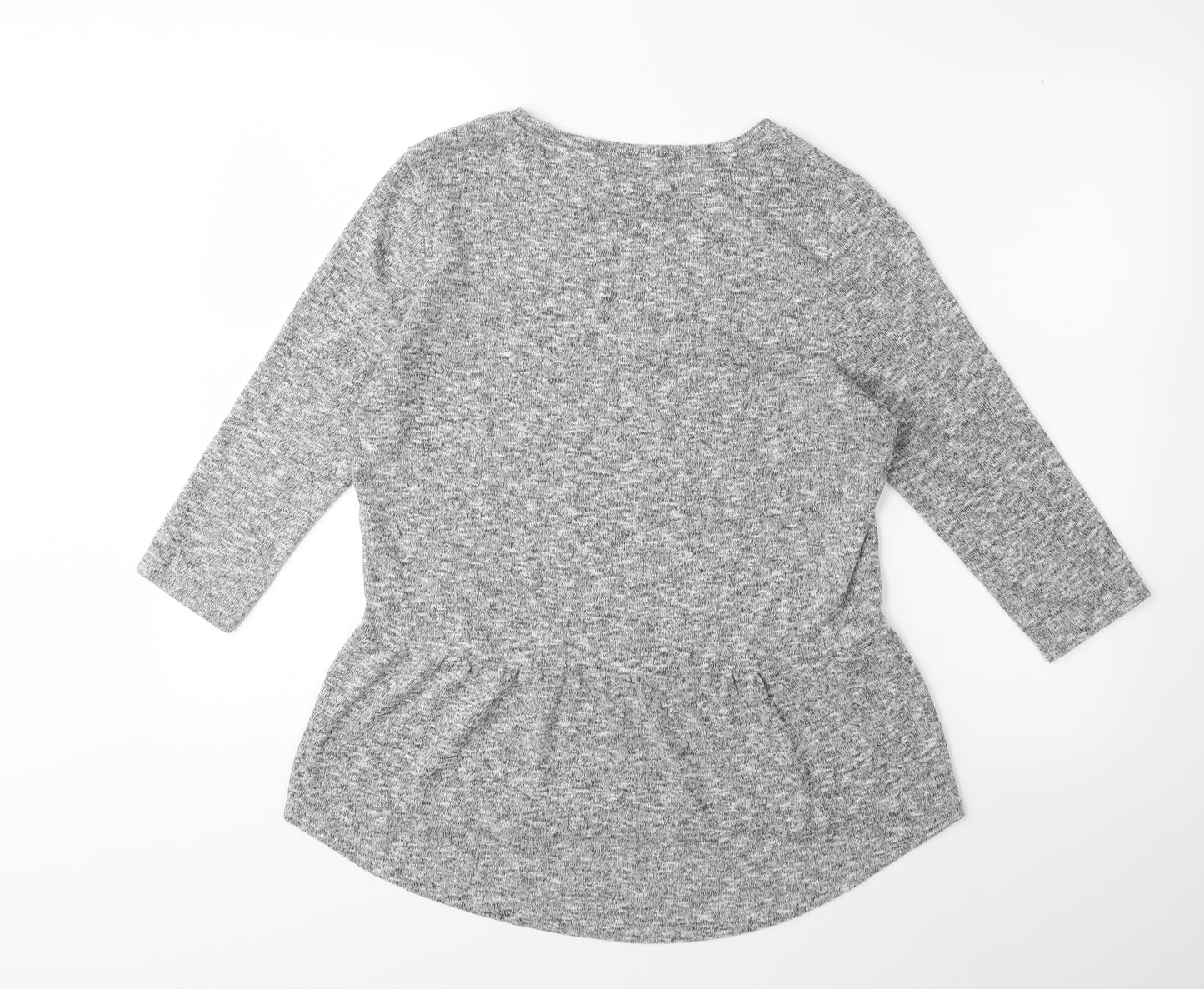 TU Womens Grey  Knit Pullover Jumper Size 8