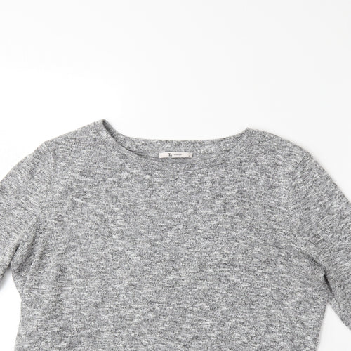 TU Womens Grey  Knit Pullover Jumper Size 8