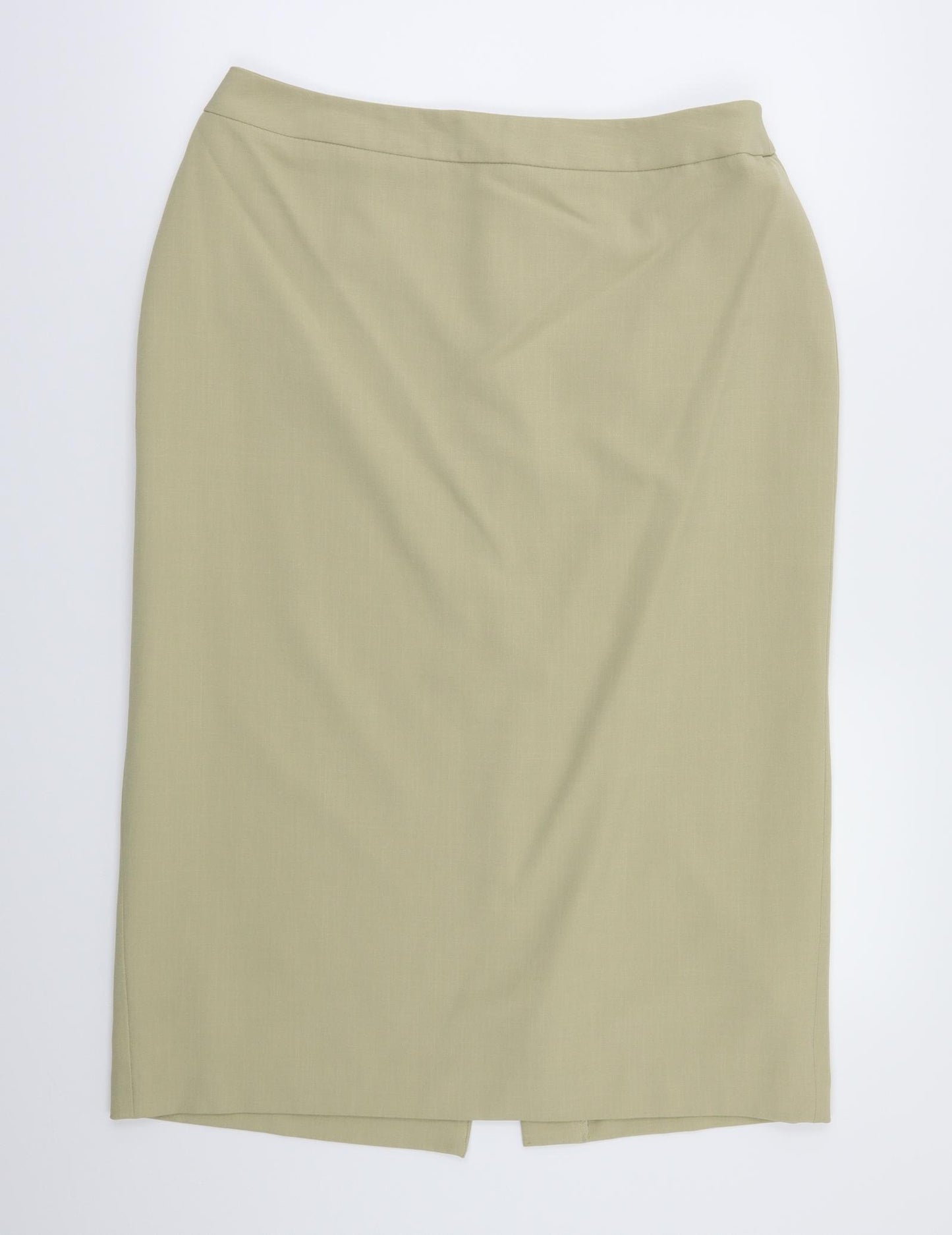 Preworn Womens Beige   A-Line Skirt Size 16