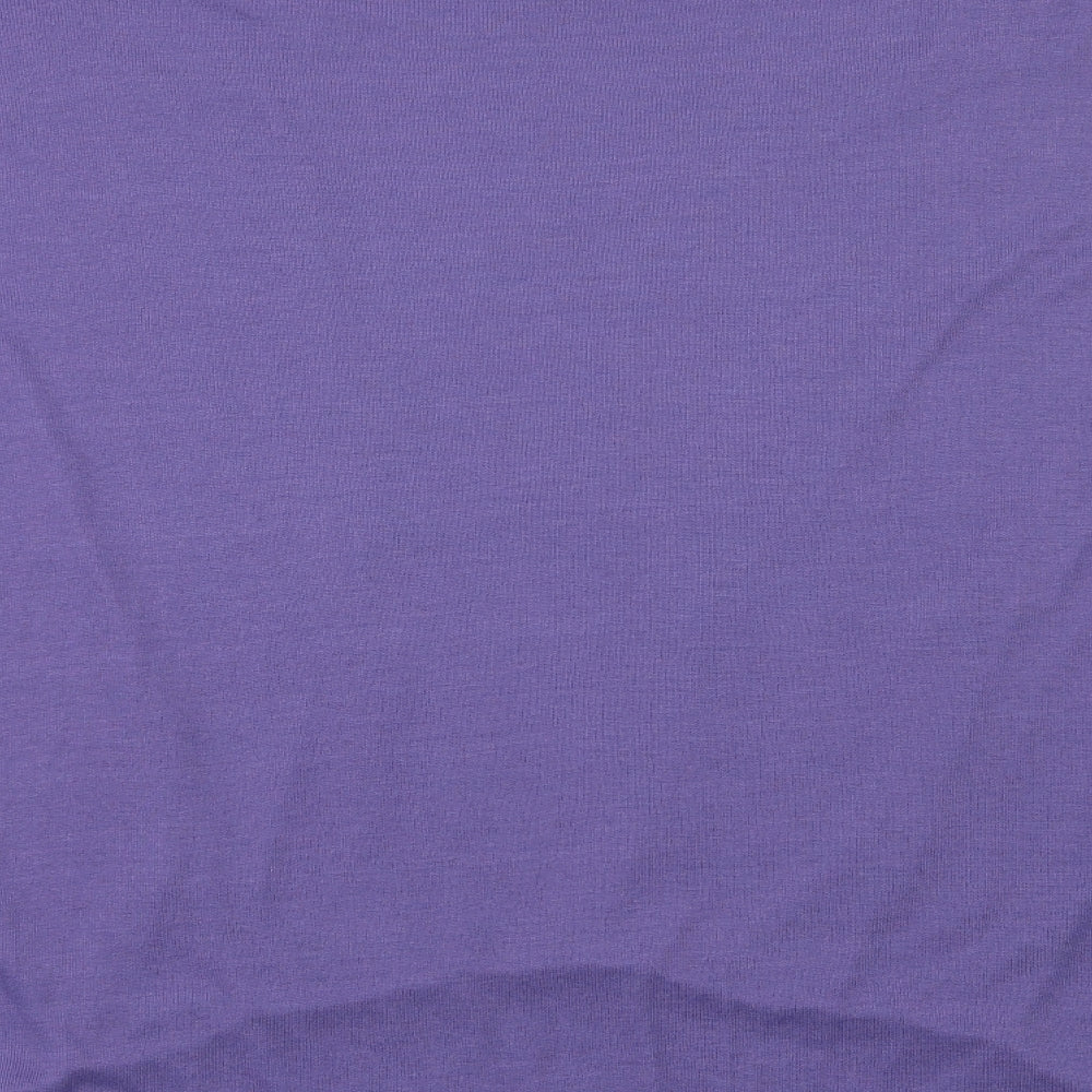 Yours Womens Purple   Basic T-Shirt Size 26
