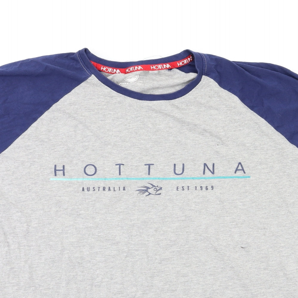 Hot Tuna Mens Grey    T-Shirt Size 2XL