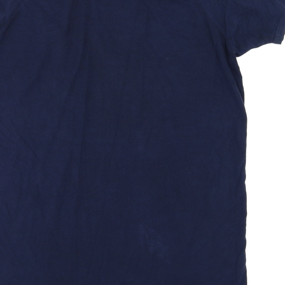 Sinners Mens Blue Houndstooth   T-Shirt Size XL