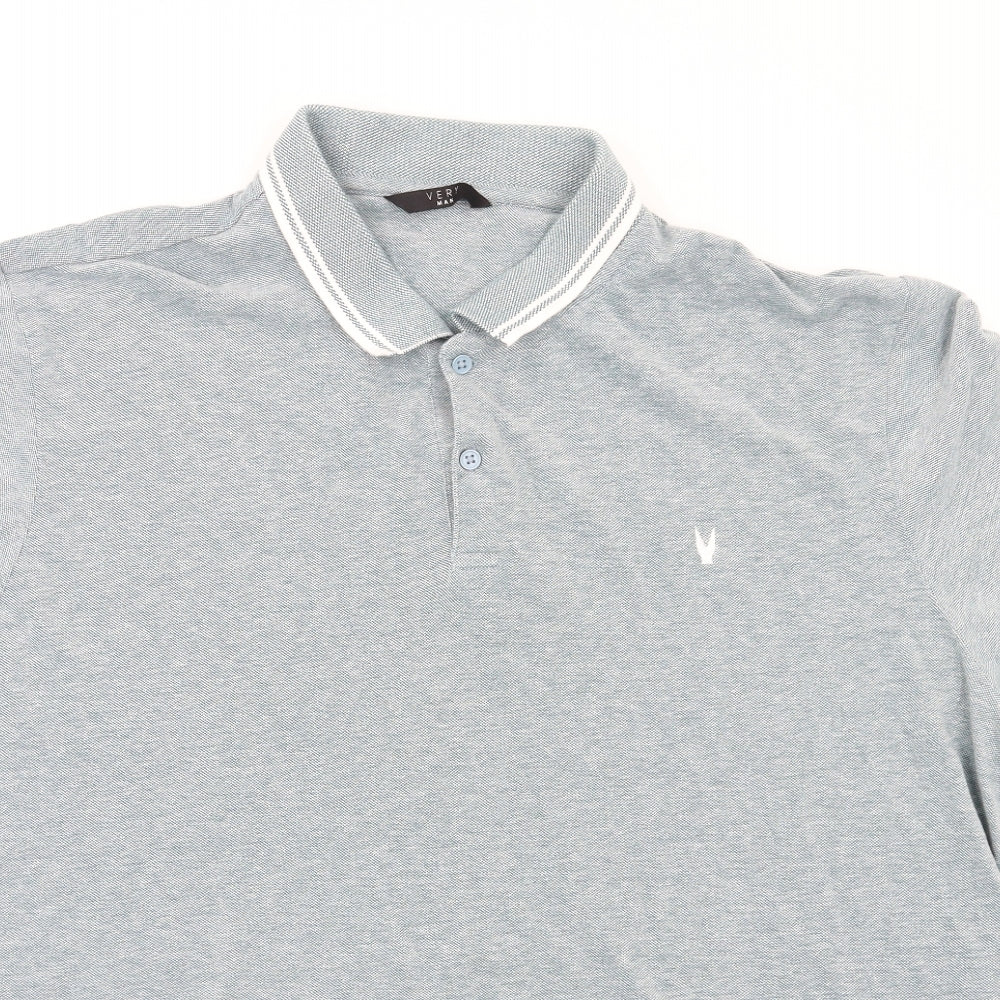 Very Man  Mens Blue    Polo Size 3XL