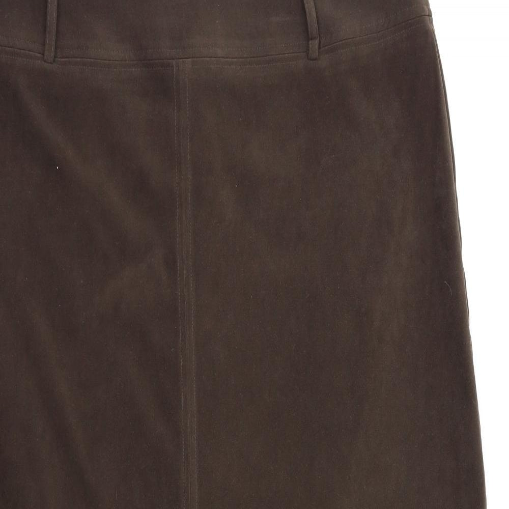 AMARANTO Womens Brown   A-Line Skirt Size 16