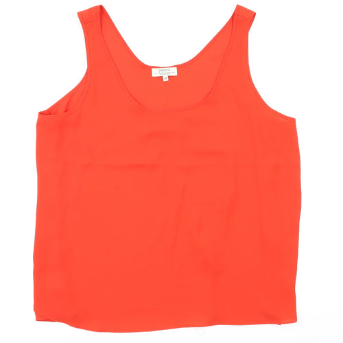 Payapa  Womens Red   Basic Blouse Size 14