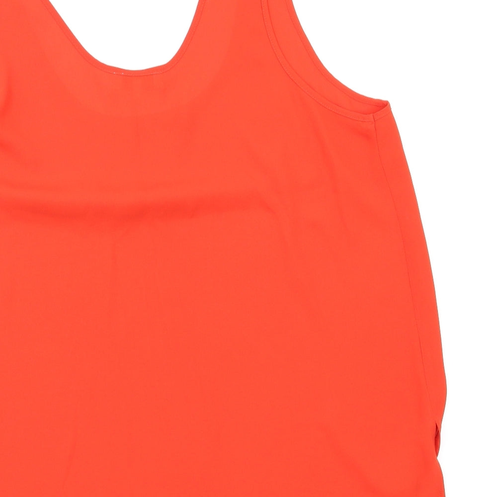 Payapa  Womens Red   Basic Blouse Size 14