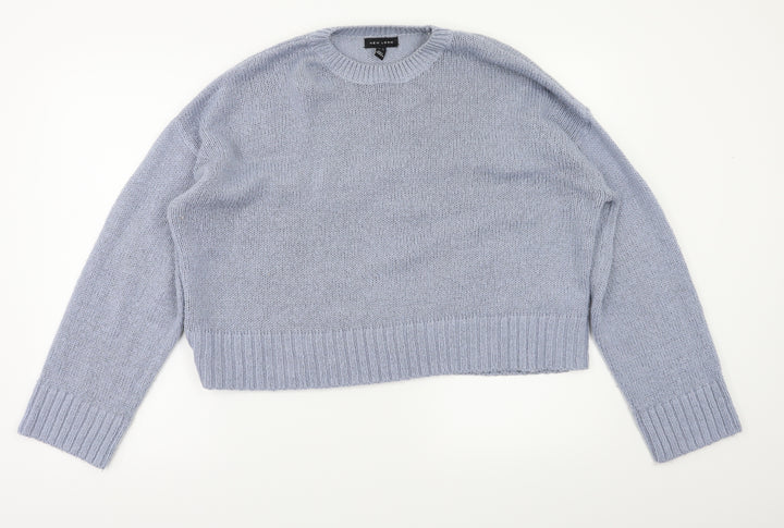 New look  Womens Blue   Henley Jumper Size L