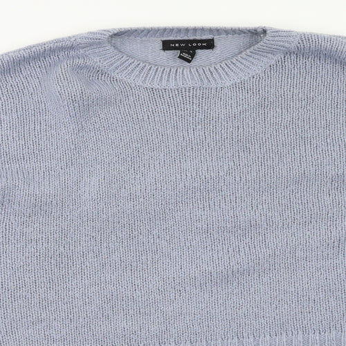 New look  Womens Blue   Henley Jumper Size L