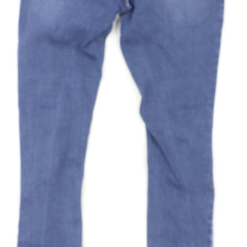 New Look Girls Blue   Skinny Jeans Size 11 Years - RIPPED JEANS