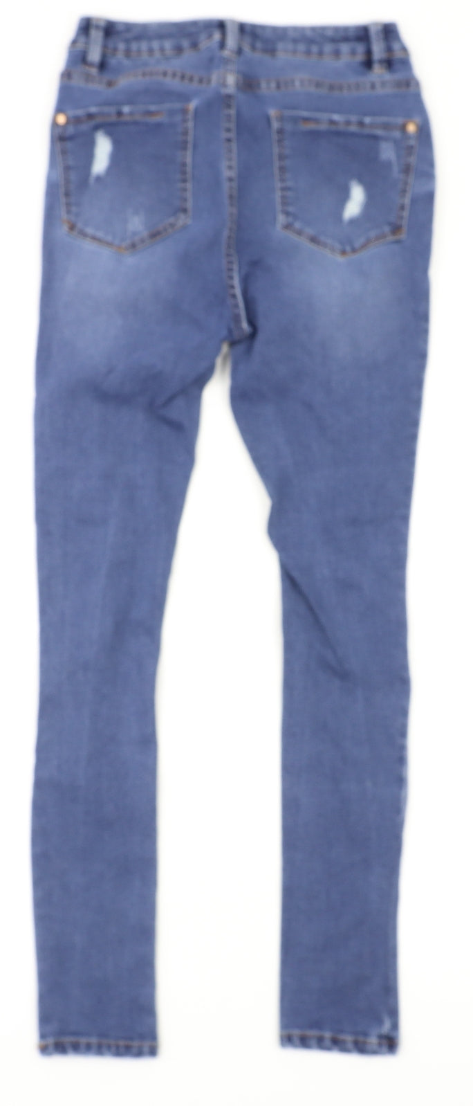 New Look Girls Blue   Skinny Jeans Size 11 Years - RIPPED JEANS