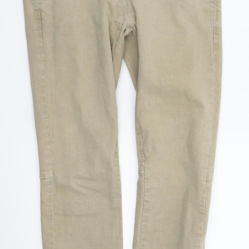 Top Shop  Womens Beige   Trousers  Size 10 L26 in