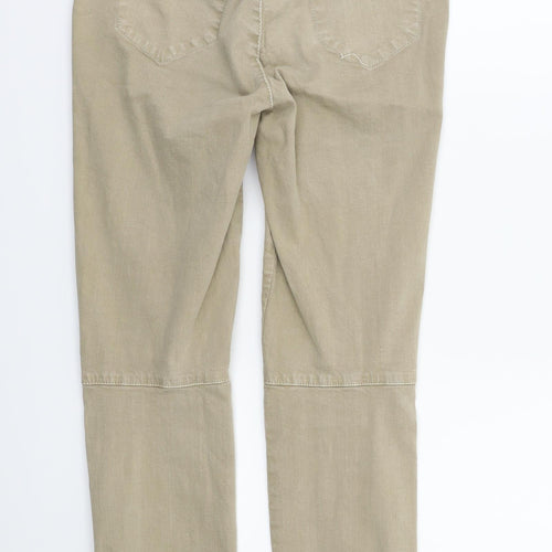 Top Shop  Womens Beige   Trousers  Size 10 L26 in