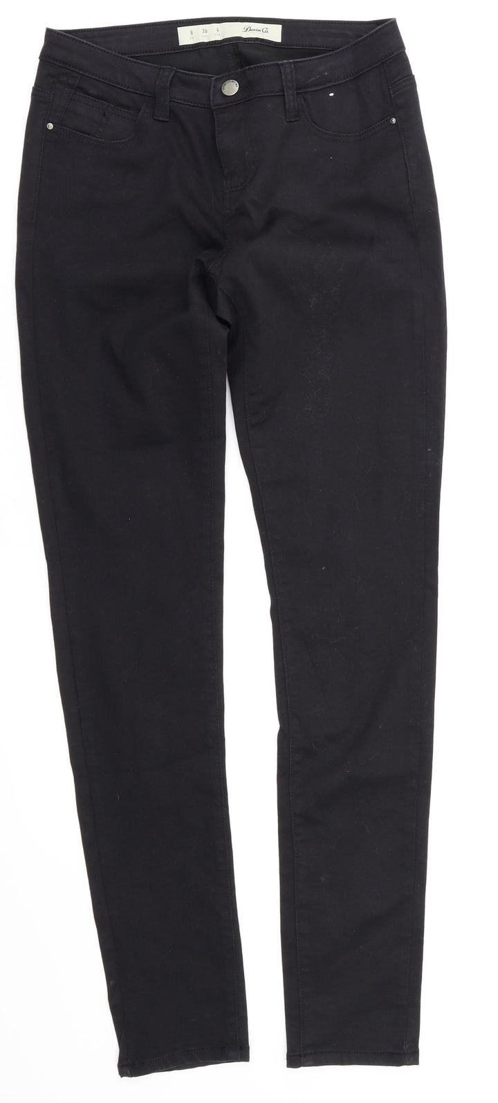 denim &co Womens Black Skinny Jeans Size 8 L32 in