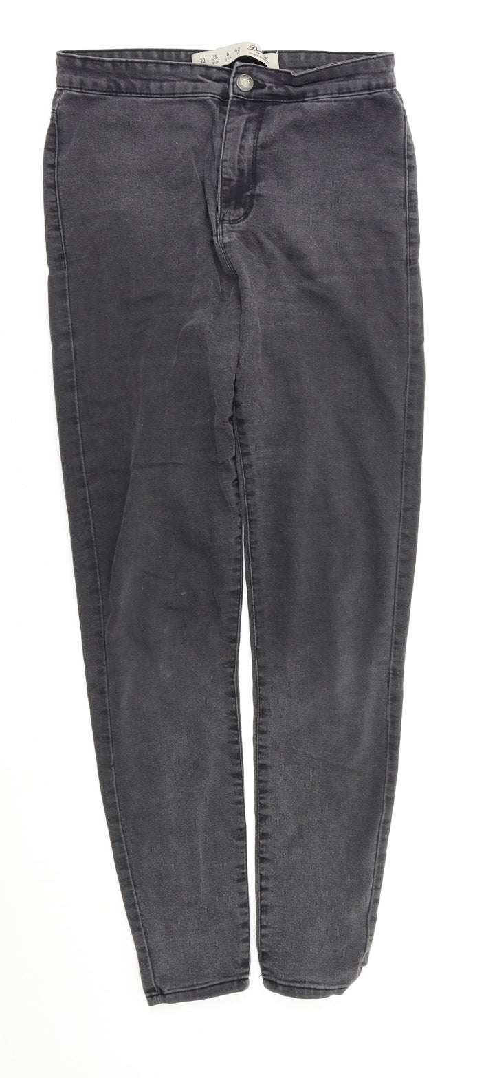 Denim&co Womens Black Skinny Jeans Size 10 L28 in