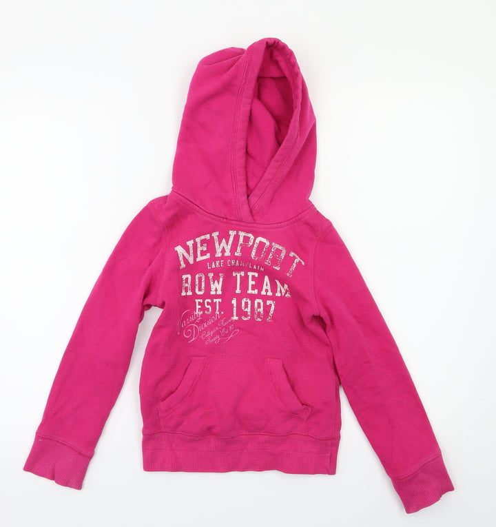 H&M Girls Pink   Pullover Jumper Size 6 Years