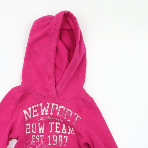 H&M Girls Pink   Pullover Jumper Size 6 Years