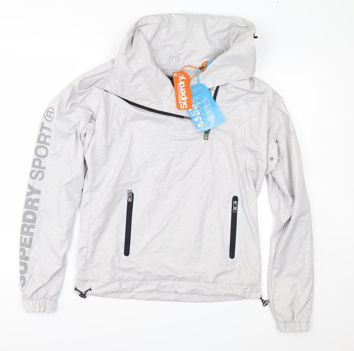Superdry Womens Silver   Jacket  Size 8