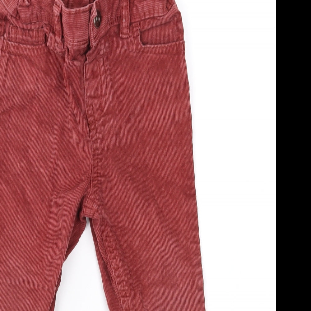 TU Baby Brown  Corduroy Cargo Trousers Size 18-24 Months
