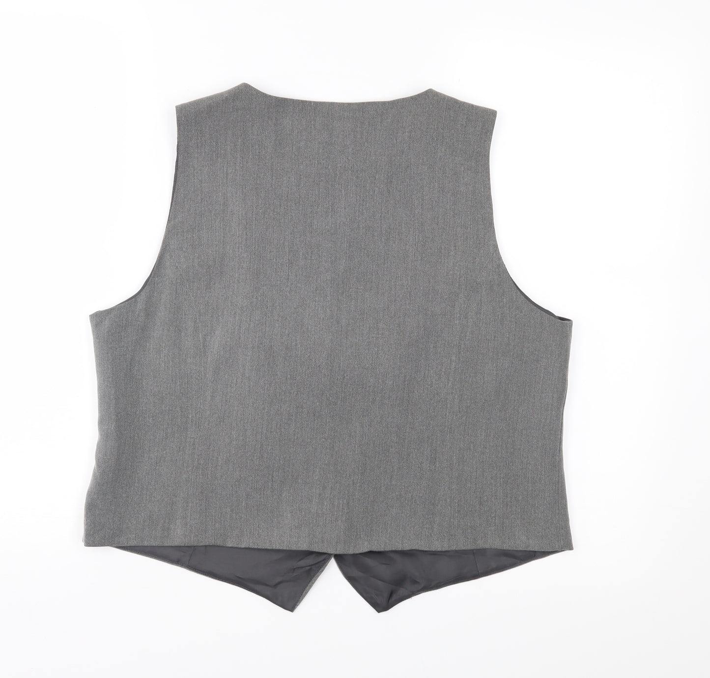 Preworn Womens Grey   Jacket Suit Waistcoat Size 12