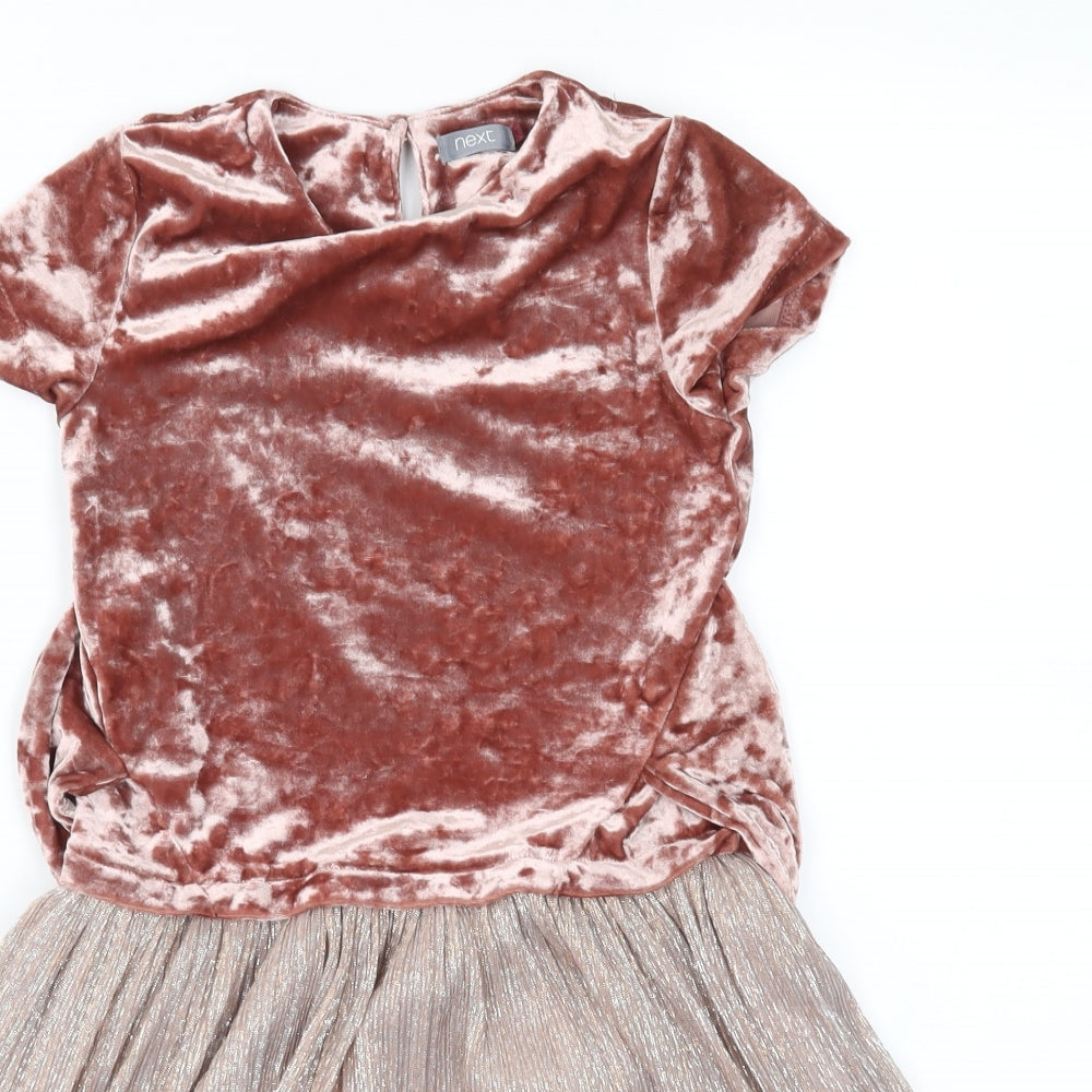 NEXT Girls Pink   Fit & Flare  Size 5 Years