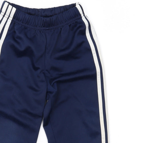 adidas Boys Blue   Jogger Trousers Size 18-24 Months