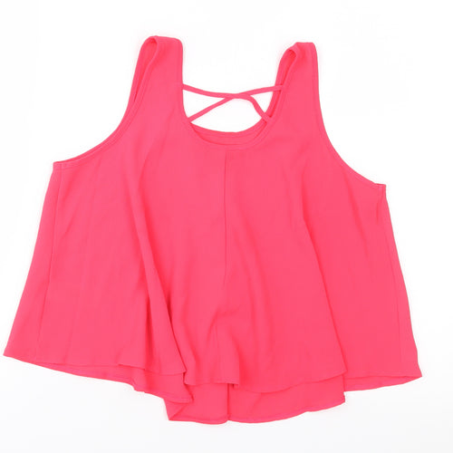 Primark Girls Pink   Basic Blouse Size 11-12 Years