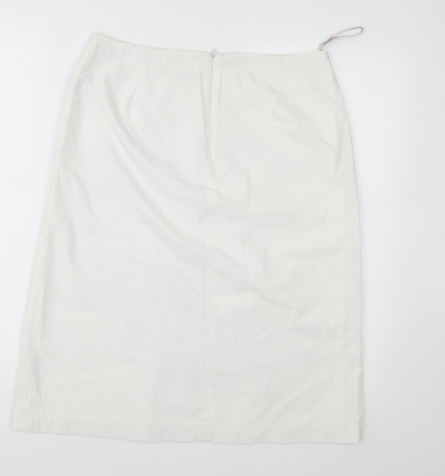 Oasis Womens White   A-Line Skirt Size 12
