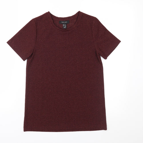 New Look Womens Red   Basic T-Shirt Size 6