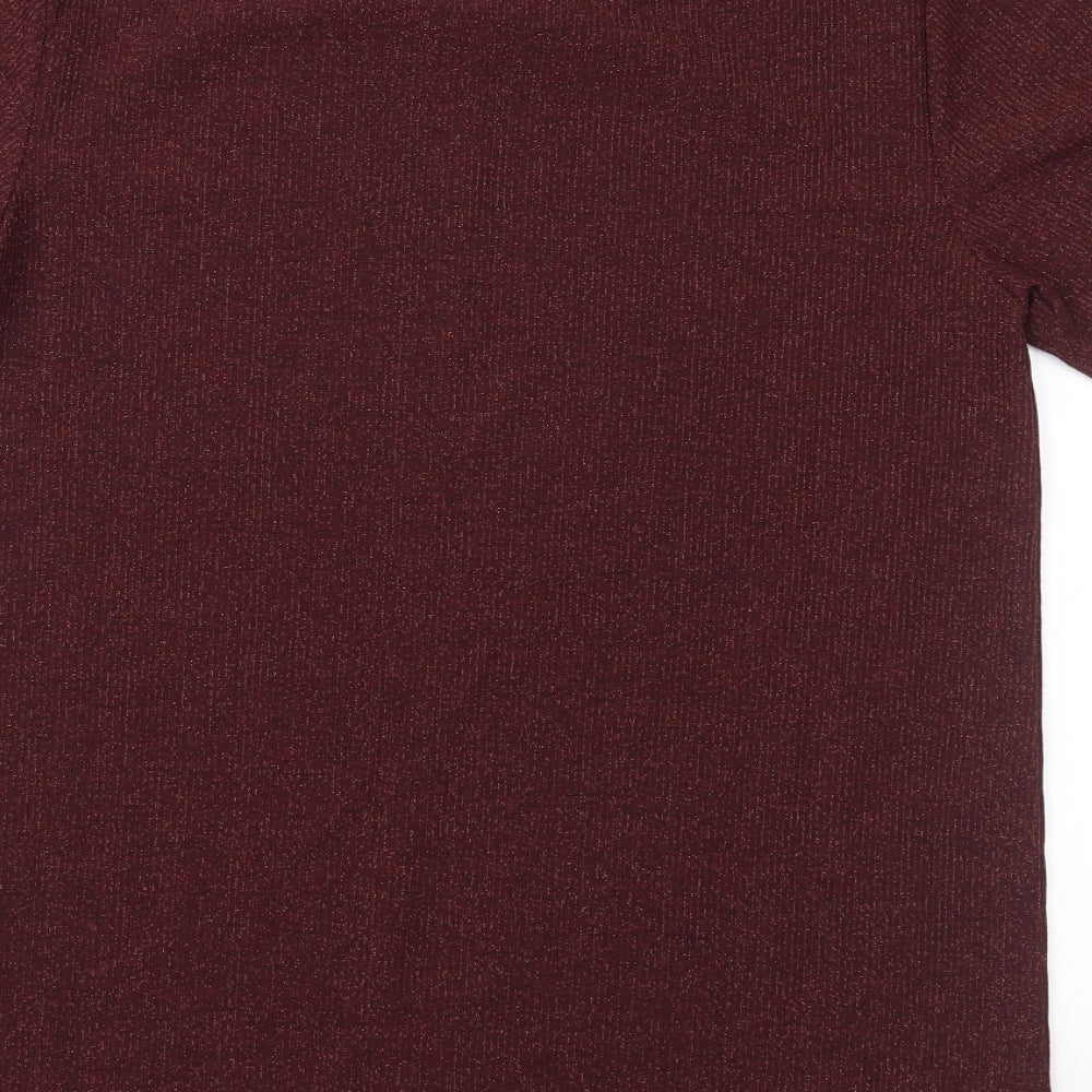 New Look Womens Red   Basic T-Shirt Size 6