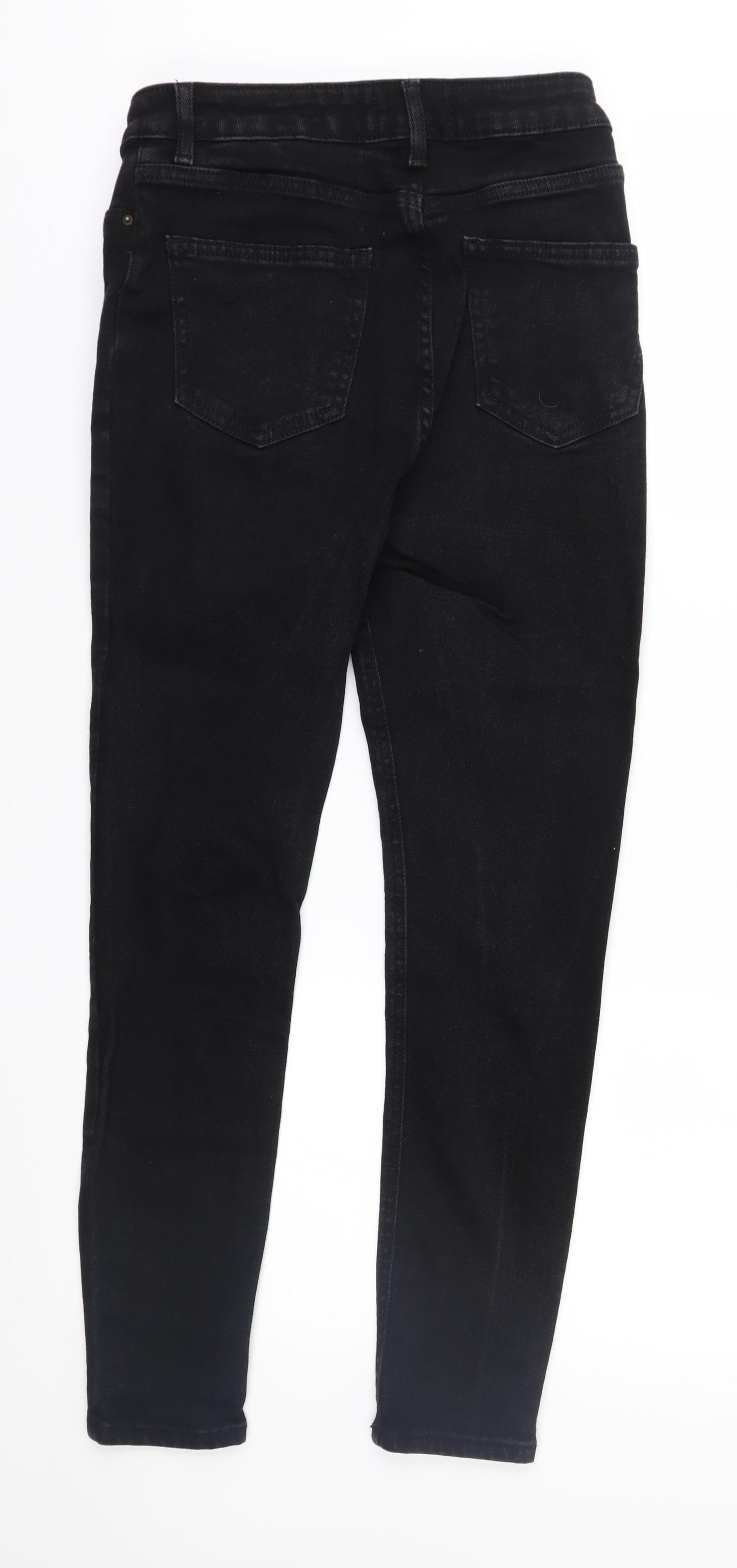 New Look Womens Black  Denim Straight Jeans Size 10 L26 in